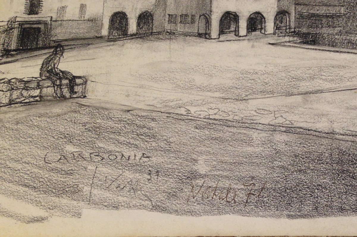 SERGIO VATTERONI - Piazza Roma, Carbonia - Sardegna  1939-photo-2