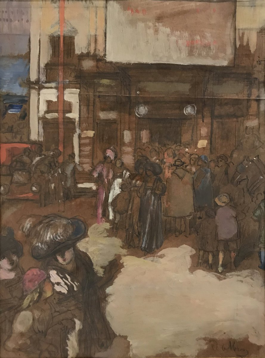 EDOARDO DALBONO - L'ingresso a teatro