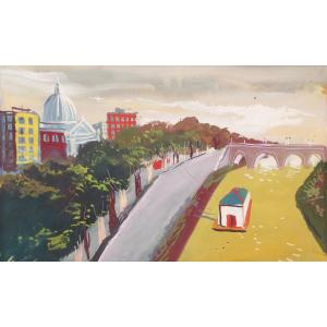 NICOLA SIMBARI - Roma, Ponte Cavour 1951
