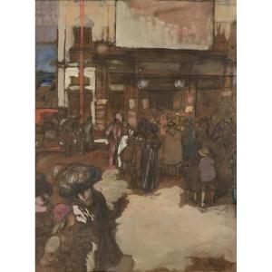 EDOARDO DALBONO - L'ingresso a teatro