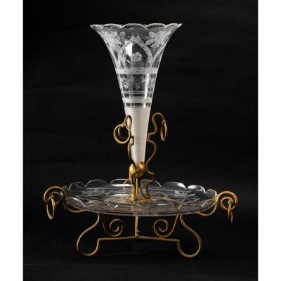 Engraved Crystal Cup