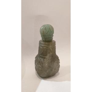 Bottle. India Jade Carved Perfume Bottle
