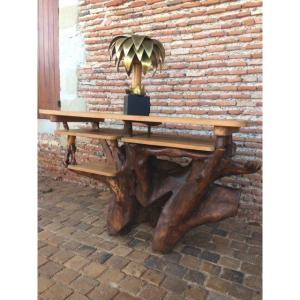 Console Brutaliste En Orme