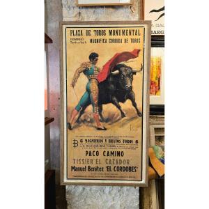 Original Poster Magnifica Corrida De Toros Paco Camino (1940-2024) 1960/70
