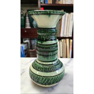 Gaziello Ceramic Vase, Jean Baptiste (1891-1957) Vallauris