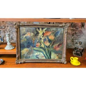 Oil On Panel George Moriss (19th-20th Century)