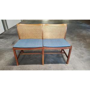 Søren Horn - Cabinetmaker Two Seater Bench - Vintage - Scandinavian 1960s