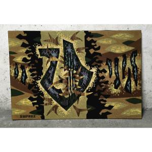 Tapestry Jean-claude Duprez (20th Century) "lyre Terrestre" Signed And Numbered
