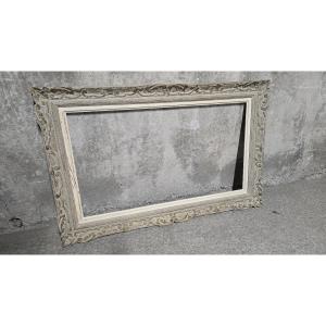 Montparnasse Frame In Carved Wood, 20th Century