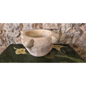 19th Century Stone Pharmacy Mortar With Four Ears