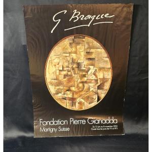 Georges Braque (1882 -1963) Original Exhibition Poster Pierre Gianadda Foundation 1992