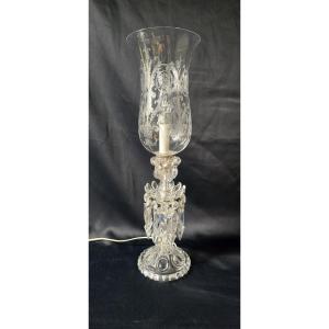 Baccarat Crystal Electric Tea Light With Tassels