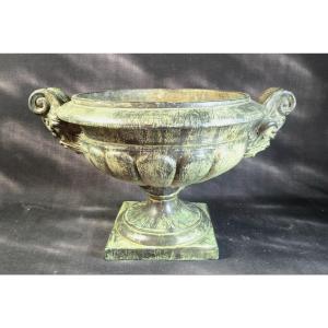 Medici Vase In Terracotta - 54 Cm 