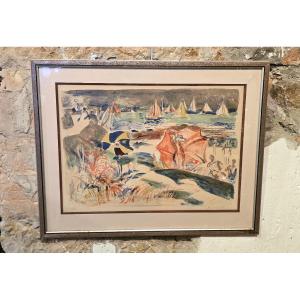André Planson (1898–1981) - Signed And Numbered Color Lithograph
