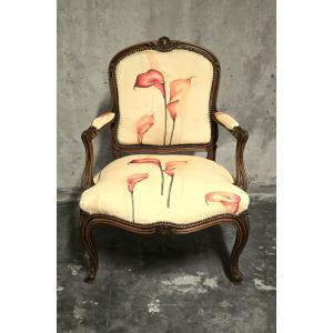 Louis XV Style Bergère Armchair, Early 20th Century Work