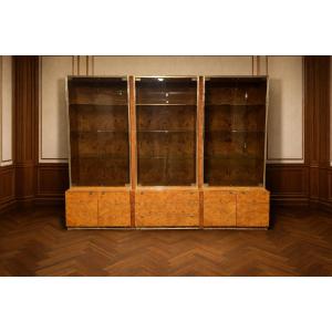 Set Of Display Cabinets Designed By Jean-claude Mahey For Roche Bobois 1970