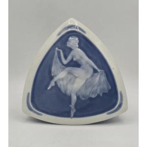 Art Deco Limoges Porcelain Bonbonnière, Circa 1930