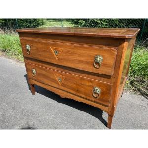 Empire Commode Restoration XIXth Old Rustic Furniture Lion Sauteuse