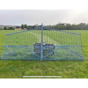 4.20m Wrought Iron Gate Old Castle Old Mansion Very Good Condition
