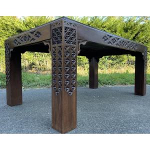 Desk Table Art Deco Orientalist Furniture Morocco Moroccan Algeria Charles Dudouyt