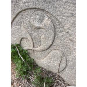 Basque Cross Stone Carved 18th Century Old Basque Country