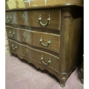 Antique 18th Century Crossbow-shaped Commode 