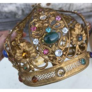 Crown Of A Saint's Statue, Ancient Church, Napoleon III