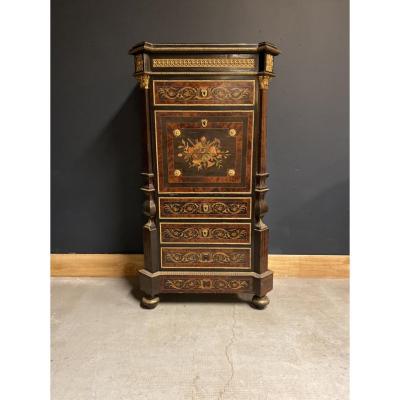 Secrétaire XIXeme Marqueterie