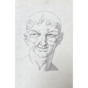 18th Century French School, Laughter, Form Of Expression, Drawing