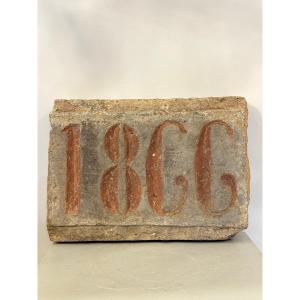 Cast House Plaque Dated 1866.