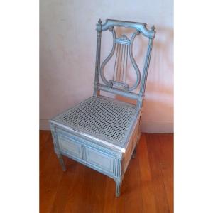 Louis XVI Period Commode Chair From The 18th Century, Sefert Stamp