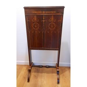 Love Note Secretary Marquetry Charles X Period Restoration 19th 19th Century