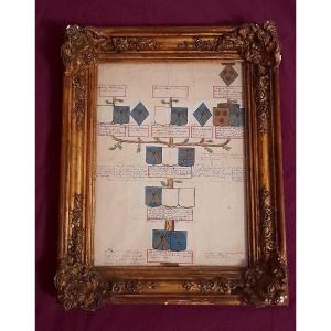 Family Tree Nobility Old Regime Coats Of Arms Blazons Heraldry Period 18th 18th Century