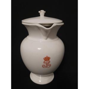 Sèvres Porcelain Decoction Pot/jug/ewer, King Louis Philippe, Tuileries Palace