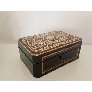 Monnot Boulle Marquetry Box, Royal Palace, Napoleon III/second Empire Period
