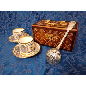 Louis XVI Period Marquetry Tea Box, 16th-18th Century