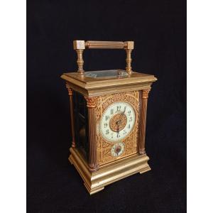 Officer's Traveling Clock With Grand Striking Mechanism, Second Empire Period, Napoleon III III
