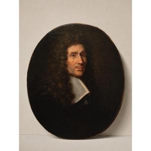 Tableau Portrait Magistrat Epoque Louis XIV 14 17eme XVIII Siecle Peinture Grand Siecle