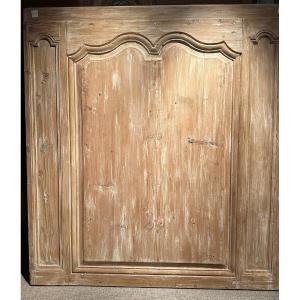 Louis XV Woodwork Trumeau, 18th Century In Larch