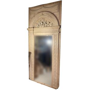 Trumeau In Carved Wood