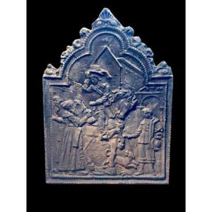 Cast Iron Fireplace Plate