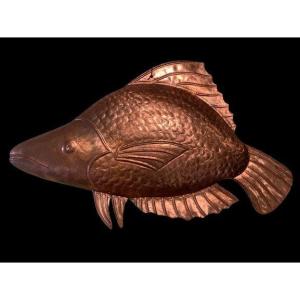 Repousse Metal Fish