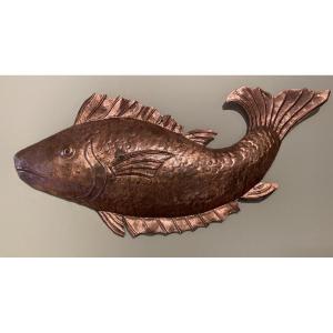 Repousse Metal Fish
