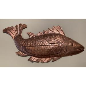 Repousse Metal Fish