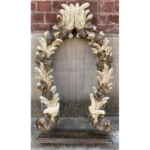 Carved Wooden Garland