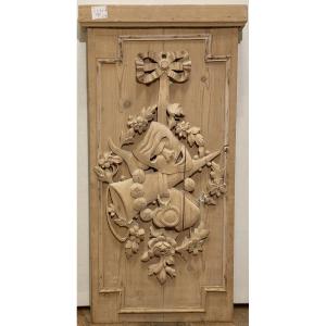 Carved Panel On The Theme Of Carnival