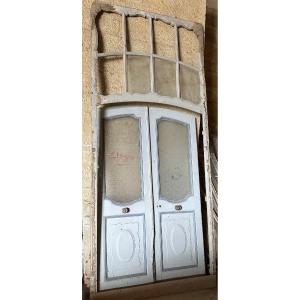 Glass Door And Its Transom