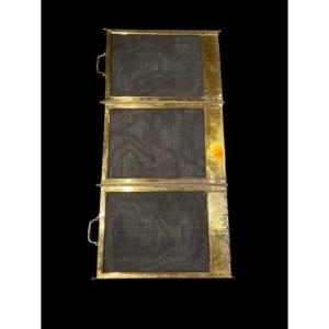 Three-panel Fireplace Screen 