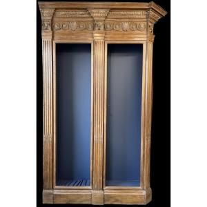 Pair Of Bookcase Fronts