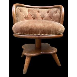 Low Swivel Chaise Lounge